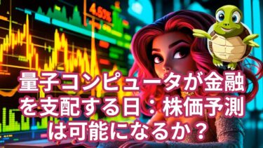 【もし株価の未来が読めたら？】量子コンピュータが金融を支配する日と投資チャンスの真実　#もしかめ #雑学 #為になる #解説 #不思議