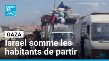 Gaza : l’armée israélienne somme les habitants de partir • FRANCE 24