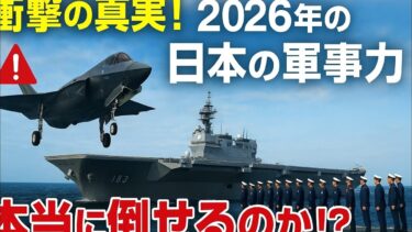 🚨衝撃の真実！2026年の日本の軍事力⚔️ 世界を震撼させる「未来の自衛隊」🇯🇵💥