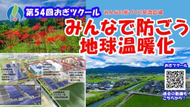 第54回おぎツクール「みんなで防ごう地球温暖化」編