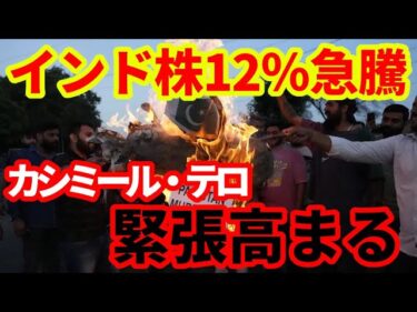 【インド】株式市場が急反発！インドは貿易戦争での避難先になるのか！新たなリスクも