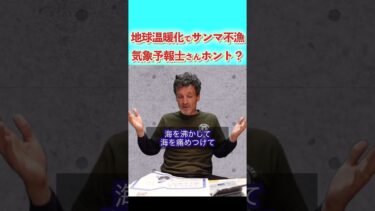 地球温暖化でサンマ不漁！気象予報士さんホント？　　#アーサー #環境 #問題 #雑学 #脱炭素 #カーボンニュートラル #気象予報士