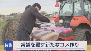 稲作の常識を覆す　気候変動に左右されない“田んぼに水を張らない”栽培方法 【Jチャンいわて】