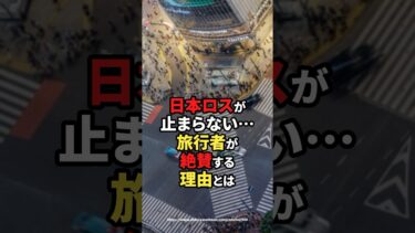 【海外の反応】日本ロスが止まらない…旅行者が絶賛する理由とは#shorts