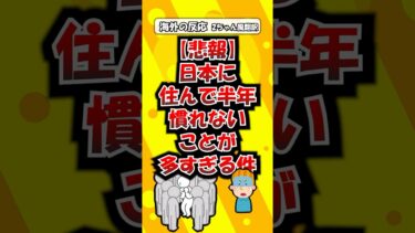 【悲報】日本に住んで半年、慣れないことが多すぎる件 #海外の反応