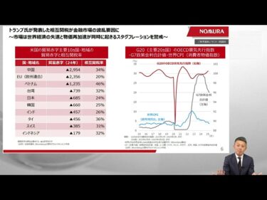 「相互関税発表で揺れる世界経済と株式市場（2025年4月11日作成）」野村アセットマネジメント