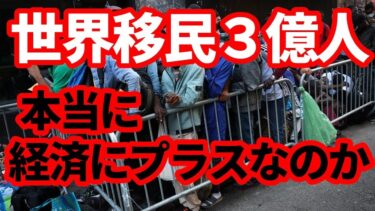 【世界経済】移民が３億人！移民は本当に経済にとってプラスなのか！