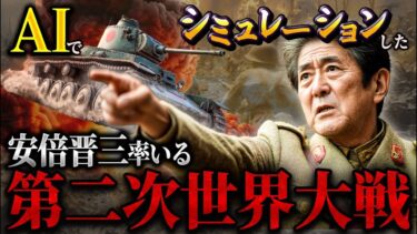 もしも安倍晋三が第二次世界大戦で日本軍を率いたら。AIでシミュレーションした結果…【IFシミュレーション】
