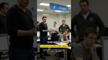 Elon Musk’s $240 Billion Journey: Tesla, SpaceX, PayPal & More  | #shorts