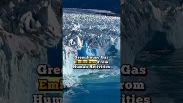 Glacier melting due to global warming
