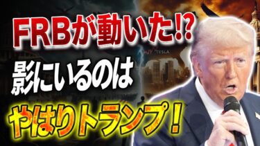 【分裂のアメリカ】金利、移民、テスラ暴落…トランプの圧力でFRBと軍が動く！
