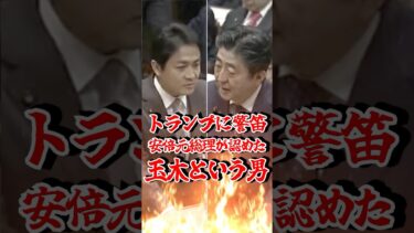 【安倍が玉木に託した日】「日本を頼む」握手の真意とは…トランプ暴挙を見抜いた男の真実 #玉木雄一郎