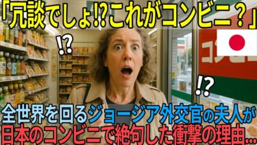 「日本のコンビニは何かおかしい…」ジョージア外交官の夫人が日本のコンビニで絶句【海外の反応】
