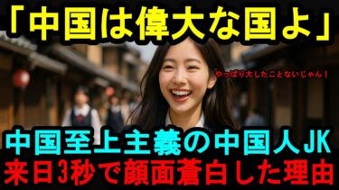 【海外の反応】「日本なんて中国より圧倒的に格下よ」日本を酷評する中国人JKが来日5秒で悶絶した理由とは