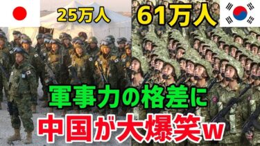 【海外の反応】日本とK国の軍事力を中国が比較検証！その結果…中国「比べものにならないwww」【グレートJAPANちゃんねる】