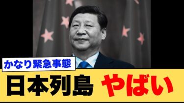 【緊急】日本の安全保障が危機に？異常事態