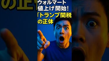 【警告】ウォルマート値上げ開始！あなたの生活を襲う「トランプ関税」の正体