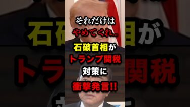 石破首相がトランプ大統領に衝撃発言 #海外の反応 #日本