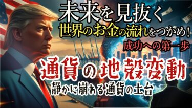 トランプ関税戦争の真相と通貨の地殻変動｜世界経済とお金の流れを読む視点｜お金の物語 第12話