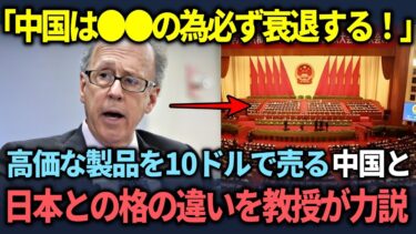 【海外の反応】「必ず中国は衰退する」日本と中国の両国を長年研究し尽くしたアメリカ人教授が導き出した衝撃の結論とは？