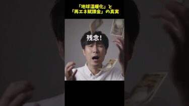 地球温暖化と再エネ賦課金の真実 #政治 #石破政権 #地球温暖化 #再エネ賦課金 #増税 #減税