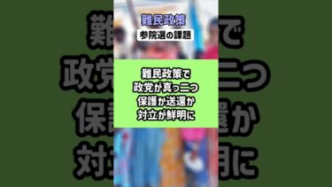 【難民政策で対立】自民は送還強化 立憲や社民は保護重視