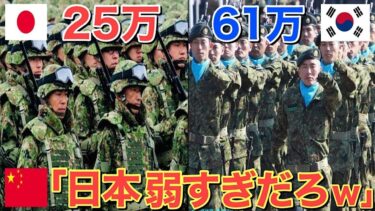 【海外の反応】日本と隣国の軍事力を中国が比較！その結果…中国「比べものにならないwww」【にほんのチカラ】