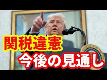 【米国経済】関税が違憲判断！控訴するも今後どうなるのか！関税、減税、債券市場