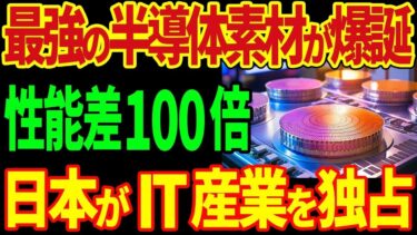 日本が半導体素材を独占！市場価値100兆円以上！？日本がIT大国に！【海外の反応】