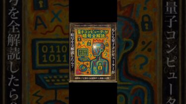 量子コンピューター暗号全解読 Quantum computers crack all codes #shorts
