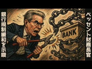 米金利上昇懸念、緩和となるか｜ベッセント財務長官、銀行規制の見直し示唆