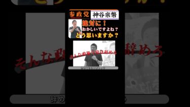 01 【真実】政治の初歩分かっちゃいない 日本の安全保障を蔑ろにするな❗️ #参政党 #神谷宗幣 #参政党 日本人ファースト #shorts
