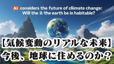 AIによる未来予測｜気候変動のリアルな未来とは？ 地球はこのまま“住める星”なのか？
