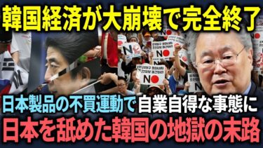 【海外の反応】「日本人は帰ってきて！こんなはずじゃなったんだ…」日本人が通わなくなった韓国の商店街に訪れる末路とは？高橋洋一が韓国の崩壊の真実について語る！