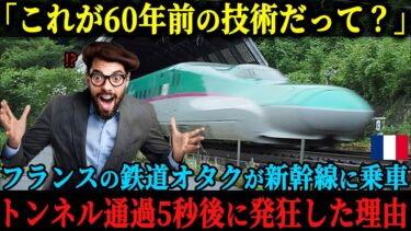 【海外の反応】「昭和の日本人の技術は神の域なのか？」フランスの高速鉄道に誇りを抱く鉄道マニアが新幹線に乗車、トンネルに差し掛かったほんの5秒後に驚愕のあまり腰を抜かした理由