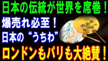 日本の伝統が世界を席巻！“うちわ”がグローバルトレンドに！？