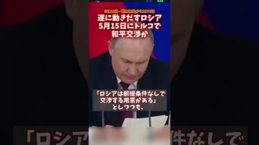 遂に動きだすロシア,5月15日にトルコで和平交渉か #ウクライナ #ロシア