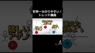世界一話分かりやすいっ！（自称）トレンド講座〜　#fx #株 #トレード #gold