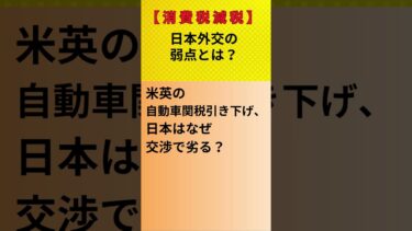 【積極財政】日本外交の弱点とは？