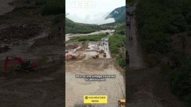 Avalanche Devastates Alpine Village _ May 29th, 2025 #weather #science #news