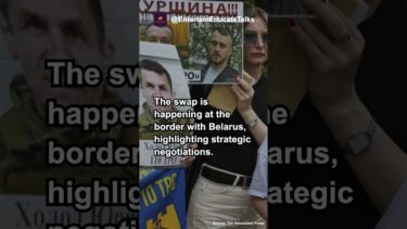 Major Prisoner Swap Begins Between Ukraine and Russia #shorts  #youtubeshorts