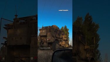 Morning Patrol Aboard US-made MaxxPro MRAP in Ukraine #warinukraine