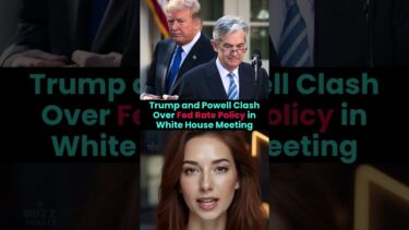 Trump and Powell Clash Over Fed Rate Policy in White House Meeting #shortsvideos