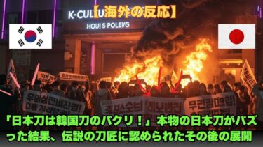 【海外の反応】「日本刀は韓国刀のパクリ！」本物の日本刀がバズった結果、伝説の刀匠に認められたその後の展開