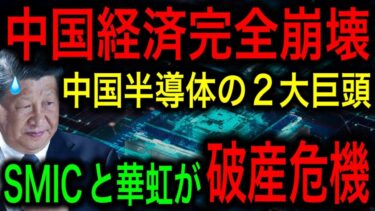 【中国経済崩壊】中国の半導体トップ2が破産危機！SMICと華虹が最悪の業績を記録！【JAPAN 凄い日本と世界のニュース】