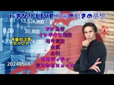 （FX）　202500506　22：40　いきなりLIVE 相場の動向の感想　＃DXY　＃USDJPY　♯為替　＃nasdaq