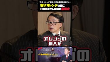 「牛肉・オレンジ交渉」が日本農業を崩壊させた #貿易自由化 #農業政策 #日米交渉 #みかん農家 #食料安全保障 #鈴木宣弘