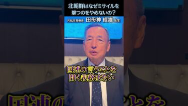 なぜ北朝鮮はミサイル撃つのやめないの？ #田母神俊雄 #自衛隊 #国防