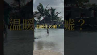 【実は】ツバルの面積が増えていた？海面上昇は本当か？ #shorts
