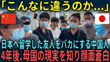 【海外の反応】「こんなに違うのか   」日本へ留学した友人をバカにする中国人が4年後、母国の現実を知り顔面蒼白になった理由